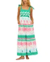 Beach Riot Cami Print Cover-up Maxi Sundress In Tropical Palm