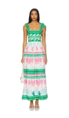Beach Riot Cami Print Cover-up Maxi Sundress In Cream