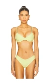 Beach Riot Camilla Terry Underwire Balconette Bikini Top