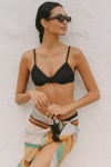 Beach Riot Camilla Bikini Top In Black
