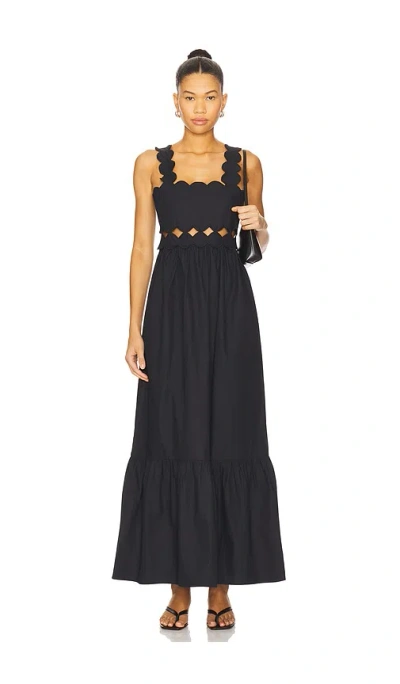 Beach Riot Campbell Dress In Black