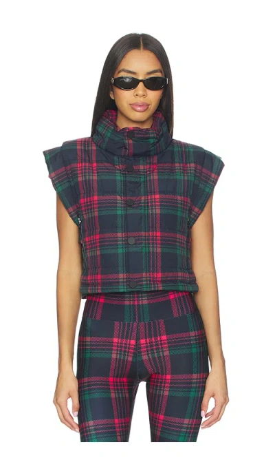 Beach Riot Canyon Puffer Vest In Blue