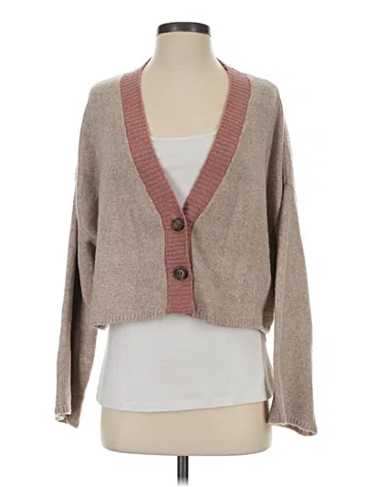 Pre-owned Beach Riot Cardigan Sweater In Brown