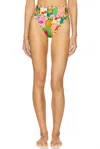Beach Riot Carlotta Bikini Bottom In Fruit Market In Multi