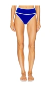 Beach Riot Carlotta Bikini Bottom In Riviera Azure