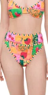 Beach Riot Carlotta Bikini Bottoms Fruit Market In Multi