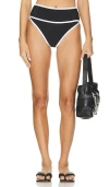 Beach Riot Carlotta Bottom In Black & White