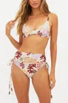 Beach Riot Blair Shoulder-tie Underwire Bikini Top In Multi