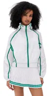 Beach Riot Casen Jacket Courtside White In Courtside White