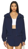 Beach Riot Casen Jacket In Marine Navy In Marine Navy