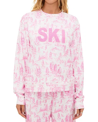 BEACH RIOT CASSIA SKI APPLIQUE TOP