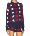 Beach Riot Cassie Sweater In Americana Stars