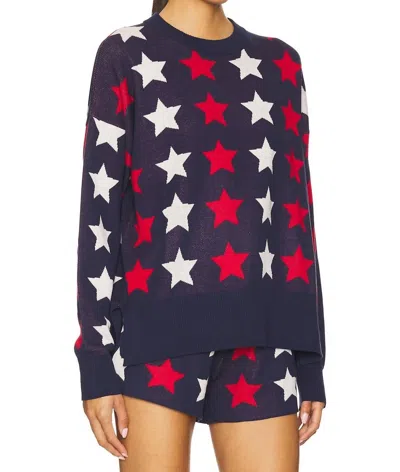 Beach Riot Cassie Sweater In Americana Stars
