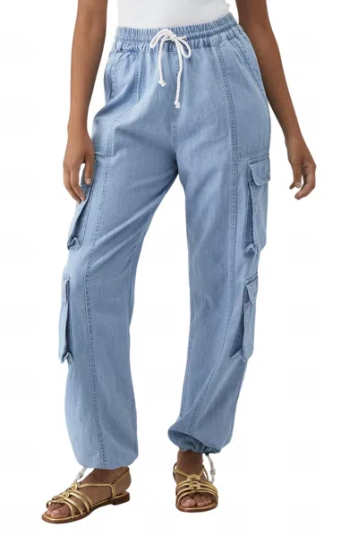 Beach Riot Cassius Pant In Denim Daze In Blue
