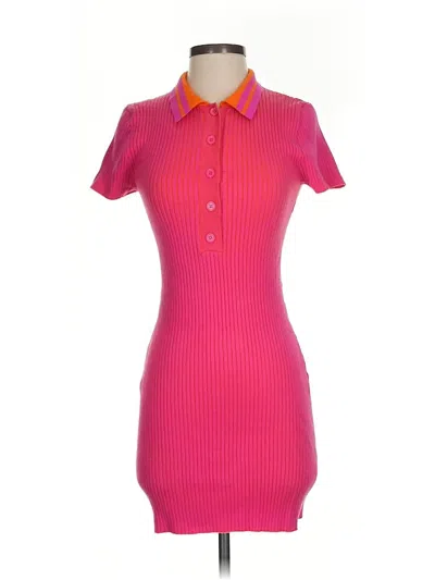 Pre-owned Beach Riot Casual Dress In Pink