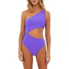 Beach Riot Celine One Piece Swimsuit In Ultra Violet Terry In Purple