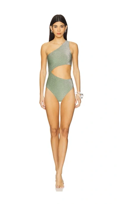 Beach Riot Celine One Piece In Sage