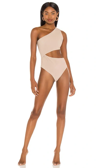 Beach Riot Celine One Piece In Tan