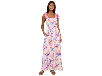 Beach Riot Charlotte Dress Women's Dress Hibiscus Garden: Xs In Pink