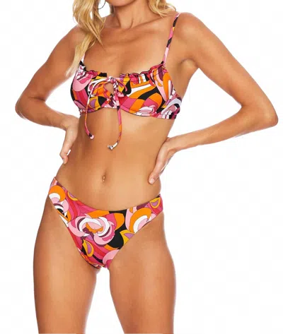 Beach Riot Chelsea Bottom In Psychedelic Geo Print In Multi
