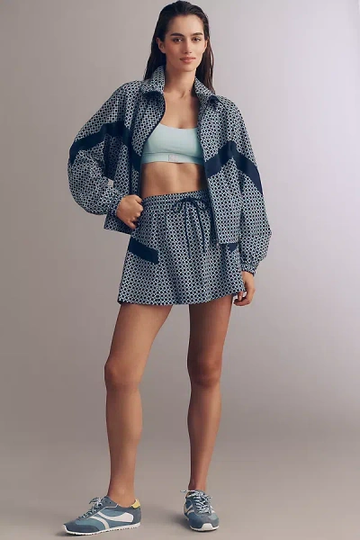 Beach Riot Clyde Mini Skirt In Blue