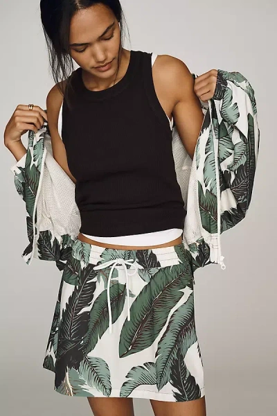 Beach Riot Clyde Mini Skirt In Green