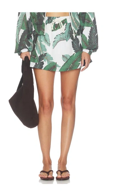 Beach Riot Clyde Skirt In Green