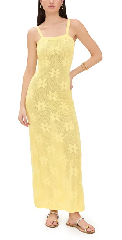 BEACH RIOT CONRAD DRESS BUTTER BLOSSOM