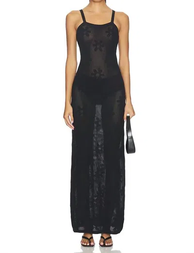 Beach Riot Conrad Maxi Dress In Black