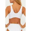 Beach Riot Dallas Tie Front Bikini Top In White Magnolia Eyelet