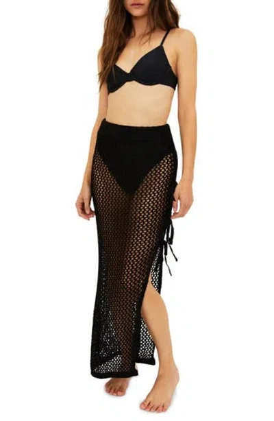 Beach Riot Deborah Skirt In Black