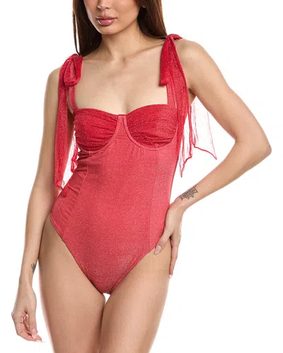 Beach Riot Dede One-piece In Red