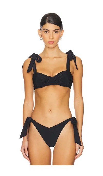 Beach Riot Delilah Top In Black