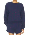 Beach Riot Devyn Oversized Sweatshirt In Star Spangled Seas In Blue