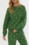 Beach Riot Devyn Oversize Sweatshirt In Green