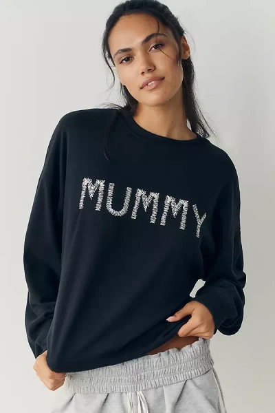 Beach Riot Devyn Oversized Crew-neck Sweatshirt In Blue