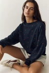 Beach Riot Devyn Oversized Sweatshirt In Blue