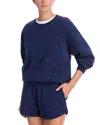 Beach Riot Devyn Oversized Star Sweatshirt In Blue