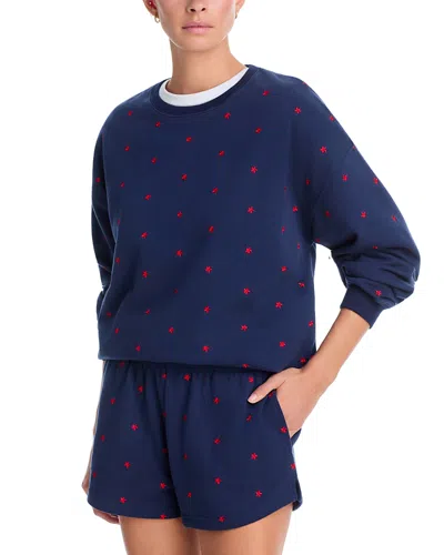Beach Riot Devyn Oversized Star Sweatshirt In Blue