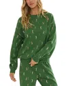 Beach Riot Devyn Oversized Crew-neck Sweatshirt In Green