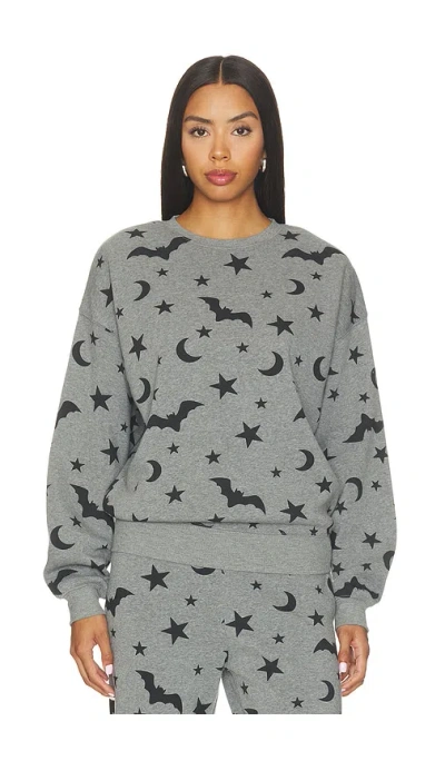 Beach Riot Devyn Oversized Sweatshirt In Gray