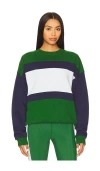 Beach Riot Devyn Oversized Crew-neck Sweatshirt In Green