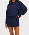 Beach Riot Devyn Oversized Sweatshirt In Star Spangled Seas In Blue