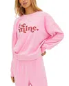 Beach Riot Devyn Oversized Sweatshirt In Pink
