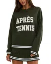 Beach Riot Devyn Oversized Sweatshirt In Green