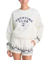 Beach Riot Devyn Oversized Sweatshirt In White