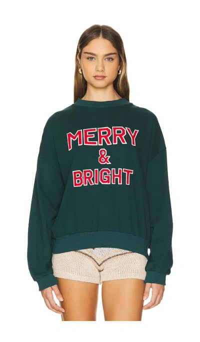 Beach Riot Devyn Sweatshirt In Green