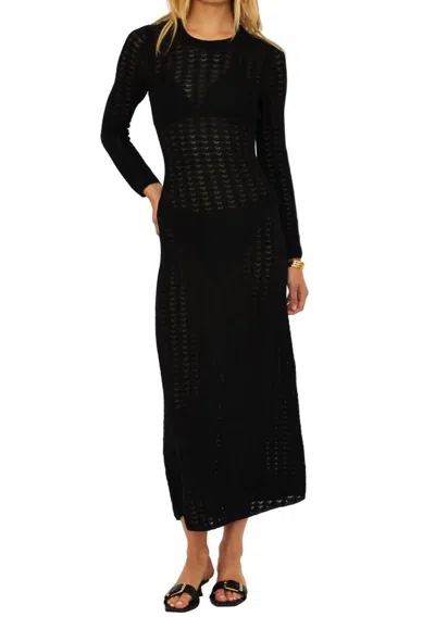 Beach Riot Dolly Maxi Dress In Midnight In Black