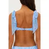 Beach Riot Pamela Bikini Top In Iris Petal