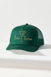 Beach Riot Drinks Trucker Hat In Green